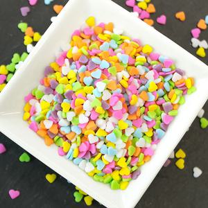 데코야 슈가스프링클 파스텔 하트 셰이프 300g