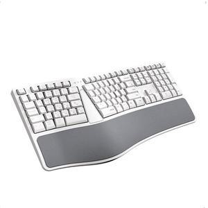 2in1 충전식 블루투스 무선 키보드 인체공학 손목보호 멀티페어링 저소음 팜레스트적용 패드 맥북 OS 연결