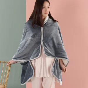 겨울 양털 망토 담요 무릎 두꺼운 극세사 블랭킷