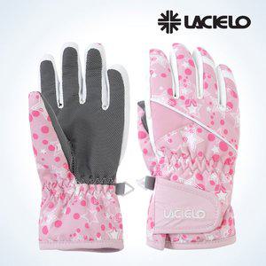 [라시엘로]  키즈 스포츠 스노우보드 스키장갑 LAK-2025-PINK