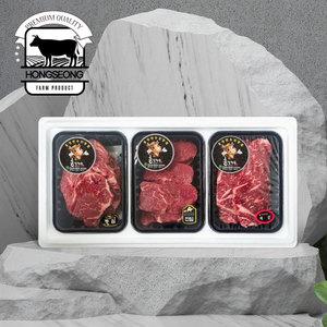 농협 홍성 한우(암소) 1등급 구이세트 / 등심500g+안심500g+채끝500g  / 구이용