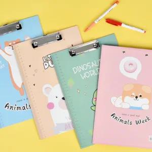 A4 클립보드 결제판 캐릭터 디자인 클립 보드판 테이블 카페메뉴판 결재서류판