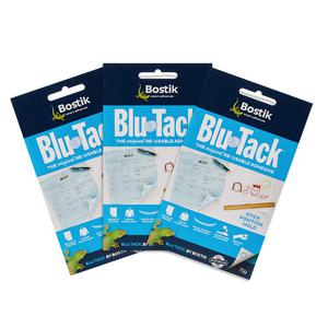 블루택 오리지날 75g 3개 재사용 점토접착제 블루텍