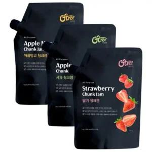 오트리 과일청크잼 3KG 딸기. 사과, 애플망고