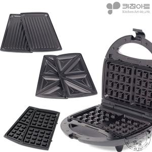 키친아트 와플 스낵 샌드위치 메이커 2368JT 아이들 간식 식빵 토스트기 토스터기 캠핑