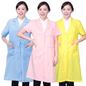 MD25 컬러 반팔 의사가운 간호복 영양사 애견미용사