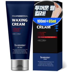 아케이 옴므 프로페셔널 올인원 제모 왁싱크림, 1개, 165ml