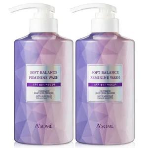 [에이썸] 소프트 밸런스 여성청결제 대용량 500ml 2개 / y존케어