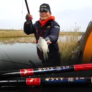 아피스 천년지기 골드 28칸 민물대 대물대 보증서 붕어 경질대