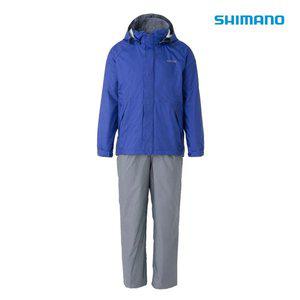 [시마노]윤성정품 시마노 DS 베이직 레인 슈트 RA-027Q 블루 낚시복 우비 비옷