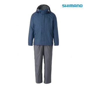 [시마노]윤성정품 시마노 DS 베이직 레인 슈트 RA-027Q 더스크블루 낚시복 우비 비옷
