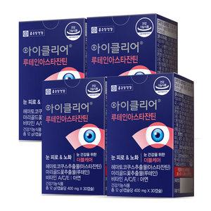 아이클리어 루테인 아스타잔틴, 30캡슐, 4개