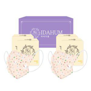 IDAHUM 아이다움 살색 토끼 숨쉬기편한 새부리형 캐릭터 마스크 40매 선물 세트