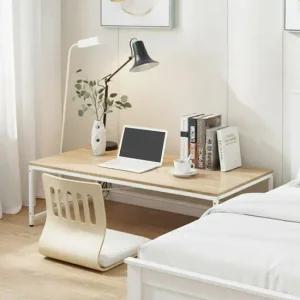 일자형 좌식 책상 컴퓨터 학생 테이블 철제 원목 데스크 1200