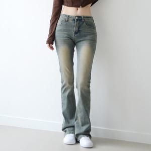 [숏/롱] 수비진 SP234 로우웨스트 롱부츠컷진/부츠컷 팬츠/부츠컷진/롱부츠컷청바지/기장선택