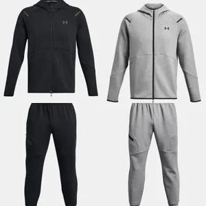 [언더아머](센텀시티점) 남자 세트 남성 UA 언스타퍼블 플리스 풀 집업&바지 [1379806,1379808]