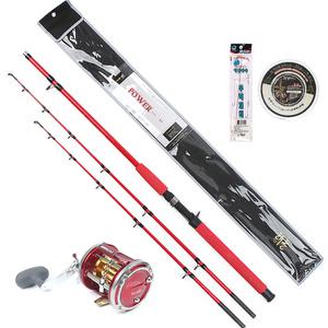 바낙스 선상낚시세트 1번대 2대 165/180 우럭낚시대 장구통릴 합사 풀세트/