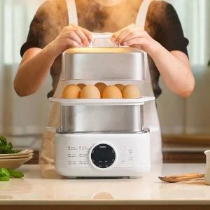 휴빅 계란 찜기 삶는기계 스팀 에그 쿠커 스텐 고구마찜기 호빵기계
