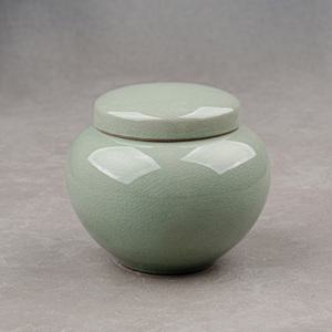 청자 1.2kg 밀폐용기 소금항아리 꿀단지 꿀병 도자기 항아리 보관용기