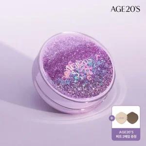 [에이지투웨니스] 뉴오리지널 에센스 커버팩트 샤이닝드롭에디션 퍼플케이스1+리필3)  SPF50+ PA+++)