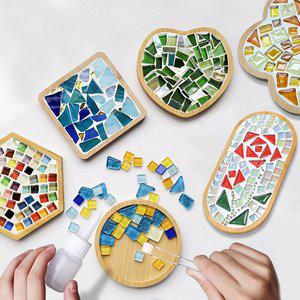 [꾸꾸까까]DIY 타일 티코스터 만들기 세트 타일공예 (21종 택1)