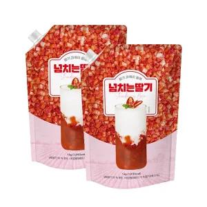 네이쳐티 넘치는 딸기 베이스 1kg 2개세트