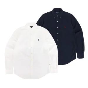 폴로 랄프로렌 클래식 핏 가먼트다이 옥스포드 셔츠 택1 PO-MS7