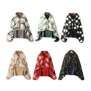 ONM 자켓 겨울자켓 담요 극세사 방학용품 망또형 베베샤