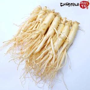 [대명이네 인삼농장](세척) 5년근 수삼 중 9-11뿌리내외 750g/인삼 주스용 홍삼용 삼계탕용