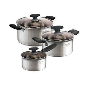 키친아트 가스렌지 인덕션 겸용 바닥3중 스텐냄비 18편수 20양수 +26곰솥 세트 가벼운냄비