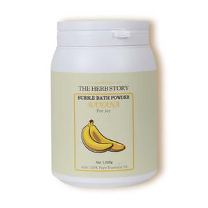 [유통기한 임박] 더허브스토리 버블바스 파우더, 바나나, 1000g, 1개