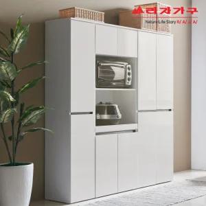 비바 플레인 키큰 1500 주방수납장 렌지대 세트 LPS015