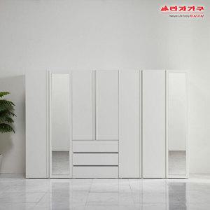 라자가구 비바 데보라 2800 옷장세트 G형 LJY079