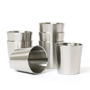 국산 이중 진공 스텐물컵 5P 스텐컵 양치컵