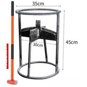 십자형 나무쪼개는기계 도끼 강철 V자형 유압 거꾸로