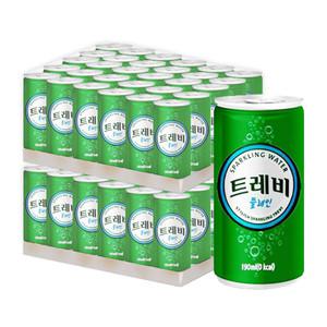 롯데칠성 트레비 플레인 190mlx30캔+30캔(총60캔) #안전박스포장