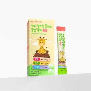 남유네 키즈 점프업플러스 칼슘젤리 사과맛 20gX15ea 2박스