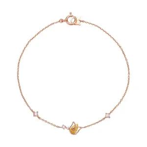 갤러리아 여자 14K 팔찌 체인 금팔찌 TL 망고 튤립