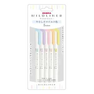 마일드라이너 파스텔 new 컬러 5본세트