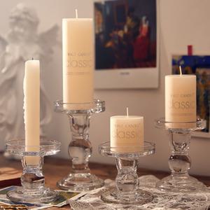 크리스탈 유리 양초 캔들 홀더 3size 예쁜 빈티지 유럽 스타일 클레식 촛대 티라이트