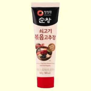 청정원 순창 쇠고기 볶음고추장 60g 10개 튜브고추장