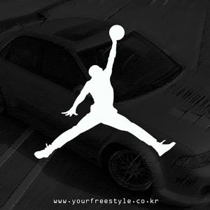 0786 Jordan cutting, 스포츠 조던,조르단,조단 스티커,카스티커,헬멧,튜닝