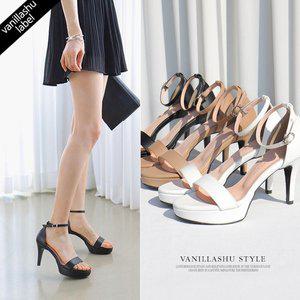 [바닐라슈] 자체제작 뉴 메이든 메리제인 가보시 하이힐 샌들(9cm)