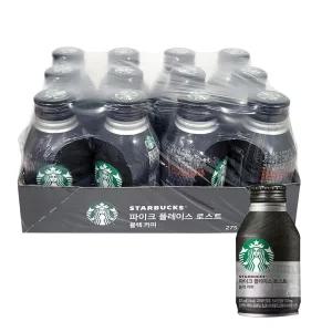 스타벅스 파이크 플레이스 로스트 블랙커피 275ml X 12캔