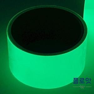 녹색 축광테이프 3M 비상구 진입로 야간표시 야광등