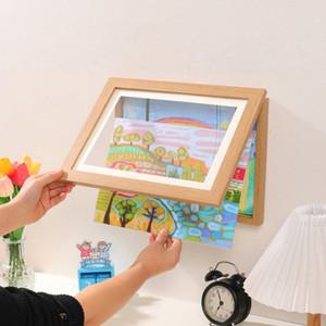 A4 가로/세로 아이 그림 액자 어린이 그림보관 미술 작품 낙서 보관 액자 100장보관