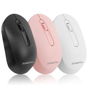 맥스틸 MO-BTM30C 무선 블루투스 저소음 마우스 컴퓨터 노트북 휴대용 스마트폰 나노 리시버 페어링 연결 고성능 옵티컬