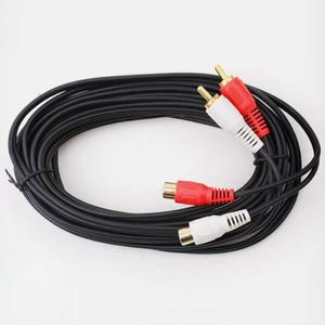 [XB4J4ML4]RCA 케이블 2선 연장 20M 스피커 케이블
