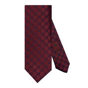 [구찌] 남성 넥타이 456524 4B002 6068 GG로고 버건디