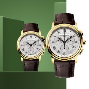 [선물 5종] 3년보증 백화점AS가능 프레드릭 콘스탄트 FC-292MC4P5 클래식 크로노그래프 남성 가죽시계